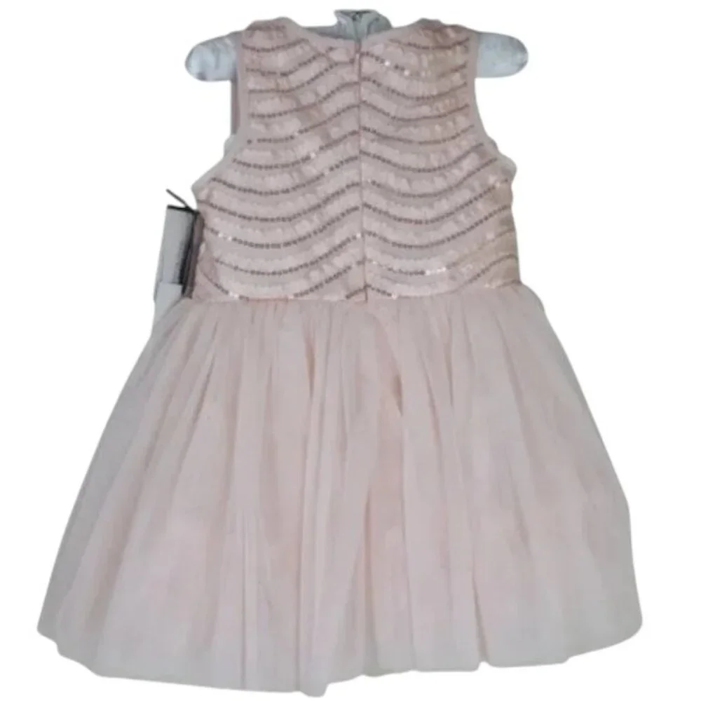 Pippa & Julie TuTu Dress Baby Girl Sleeveless Sequined Size 18M